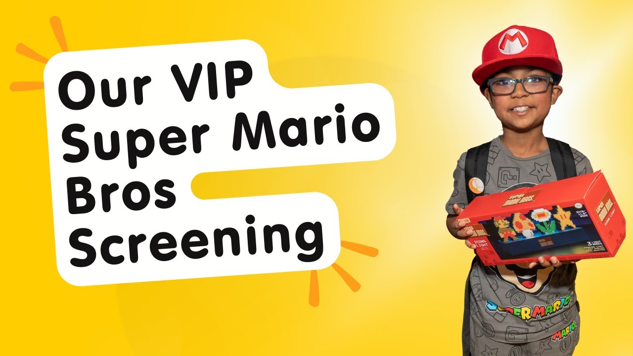 Our VIP Super Mario Bros Screening | Rays of Sunshine
