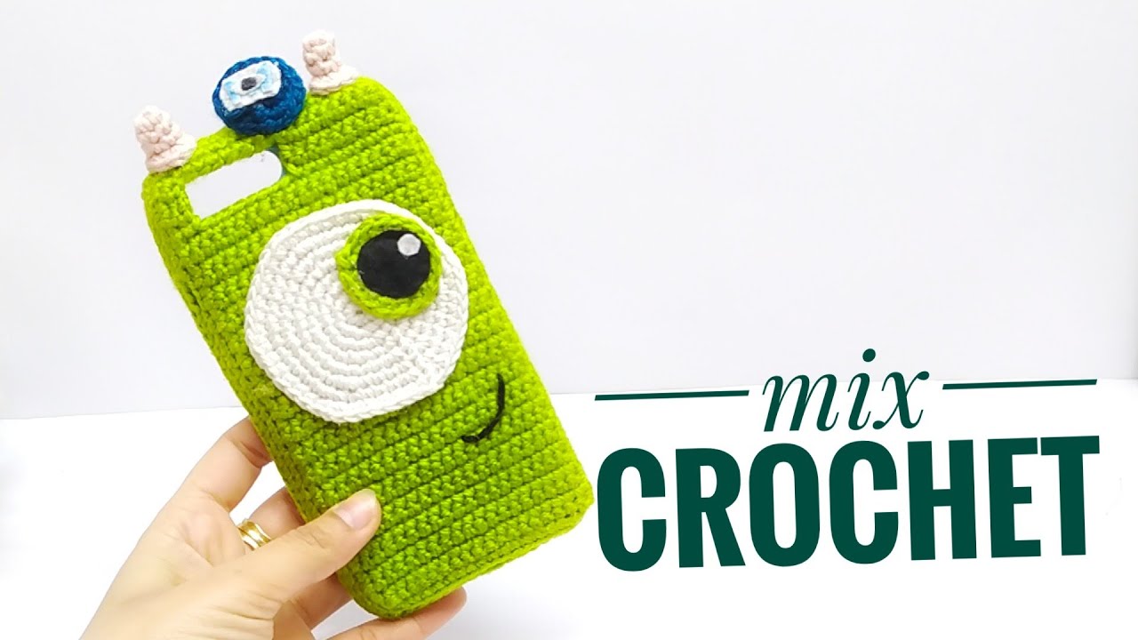 جراب موبايل كروشيه/ اصنعى بنفسك سهل وبسيط جدا الموديل- Crochet Phone Case- Techniques