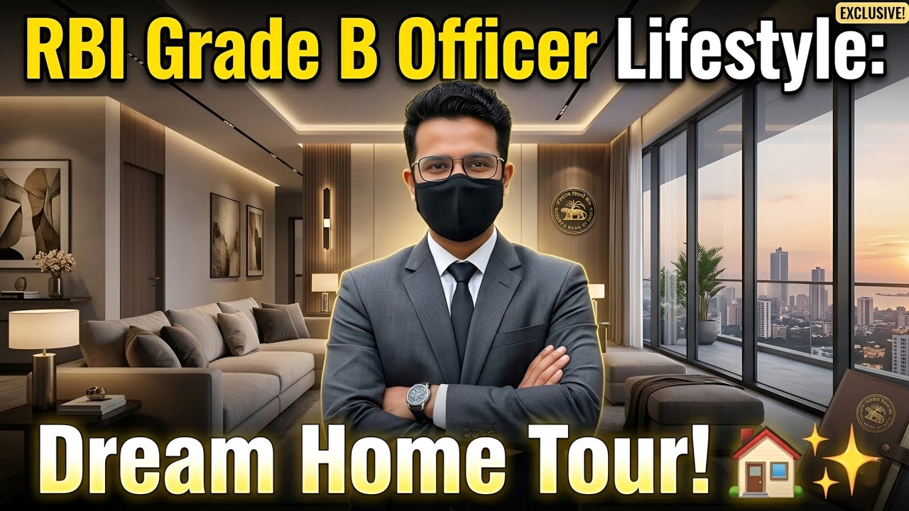 RBI Grade B Officer Lifestyle: Dream Home Tour! 🏠✨
