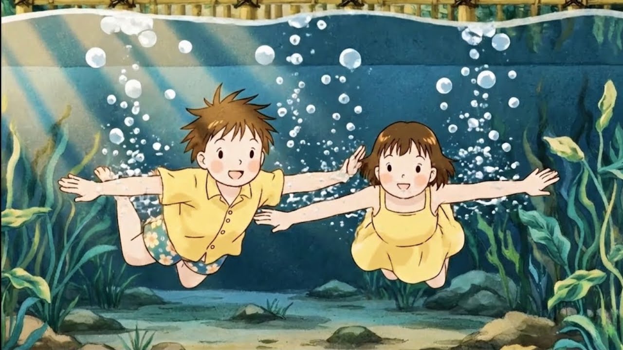 Simple Family, Living with Nature 🍃 自然と暮らす家族｜Ghibli Style Relaxing slow