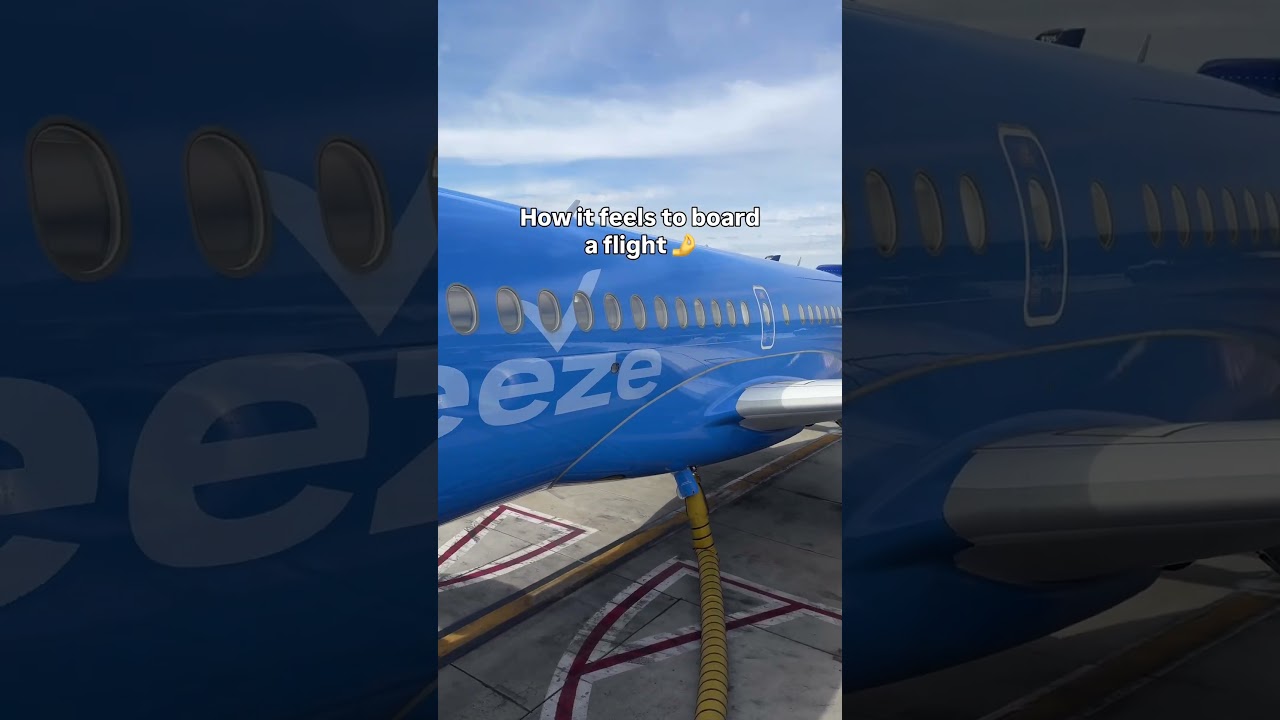How it feels to board a flight 😍