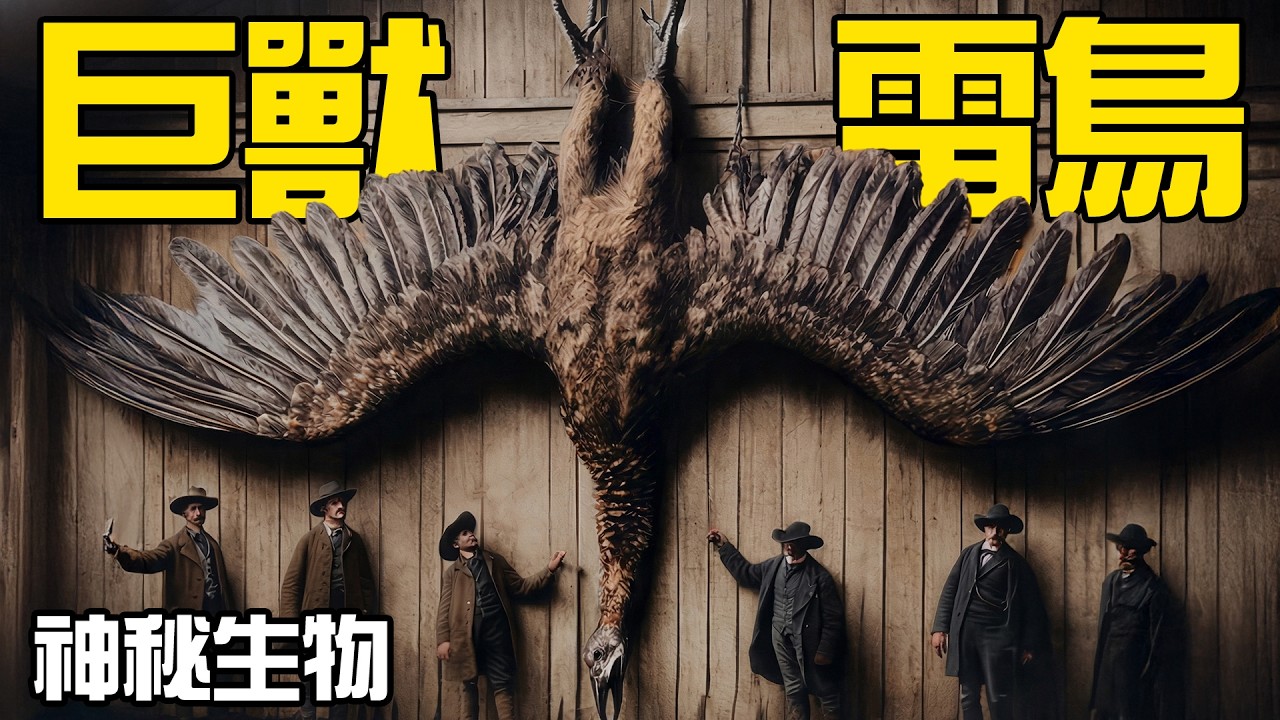 【UMA丨巨獸雷鳥】翼展9米長，這種傳說中的巨獸到底是倖存的翼龍還是真實存在的鳥怪？丨黑毛羊駝