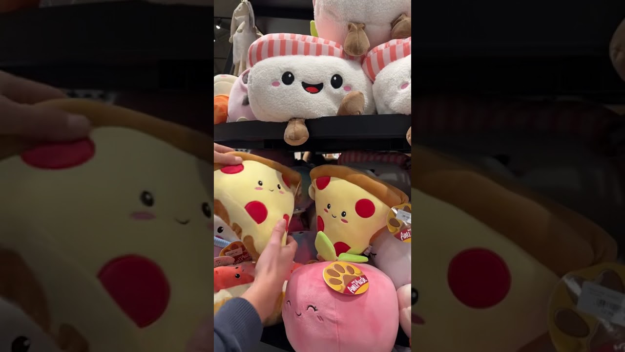 Des peluches pour les gourmands🍕🍣