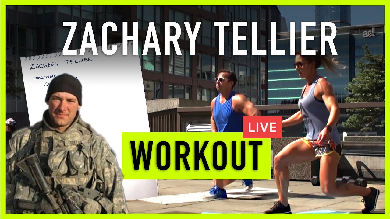 Zachary Tellier Wod Crossfit Partner Home Workout | Live