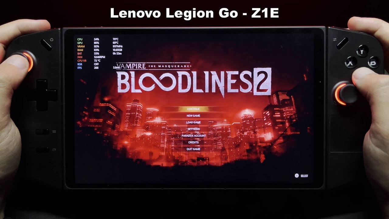 Vampire: The Masquerade - Bloodlines 2 | Legion Go Z1E Performance Showcase