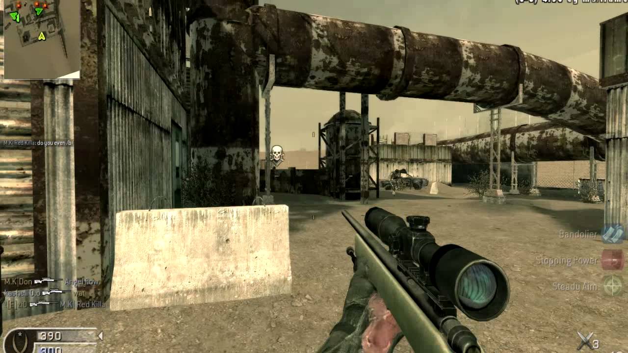 COD4 Sniper Only Game play Rust | MAGFOR!