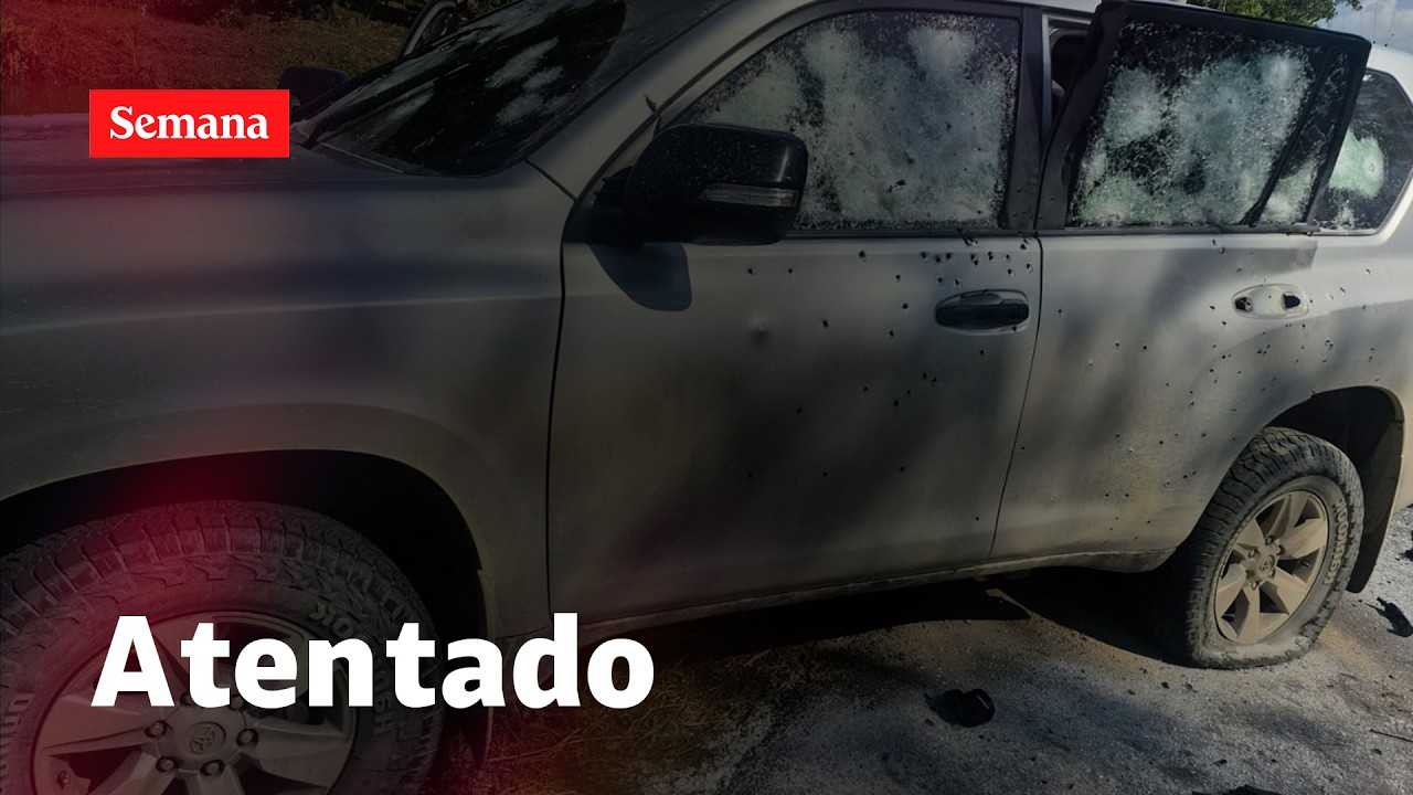 Impactante video del atentado contra esquema del senador Jairo Castellanos