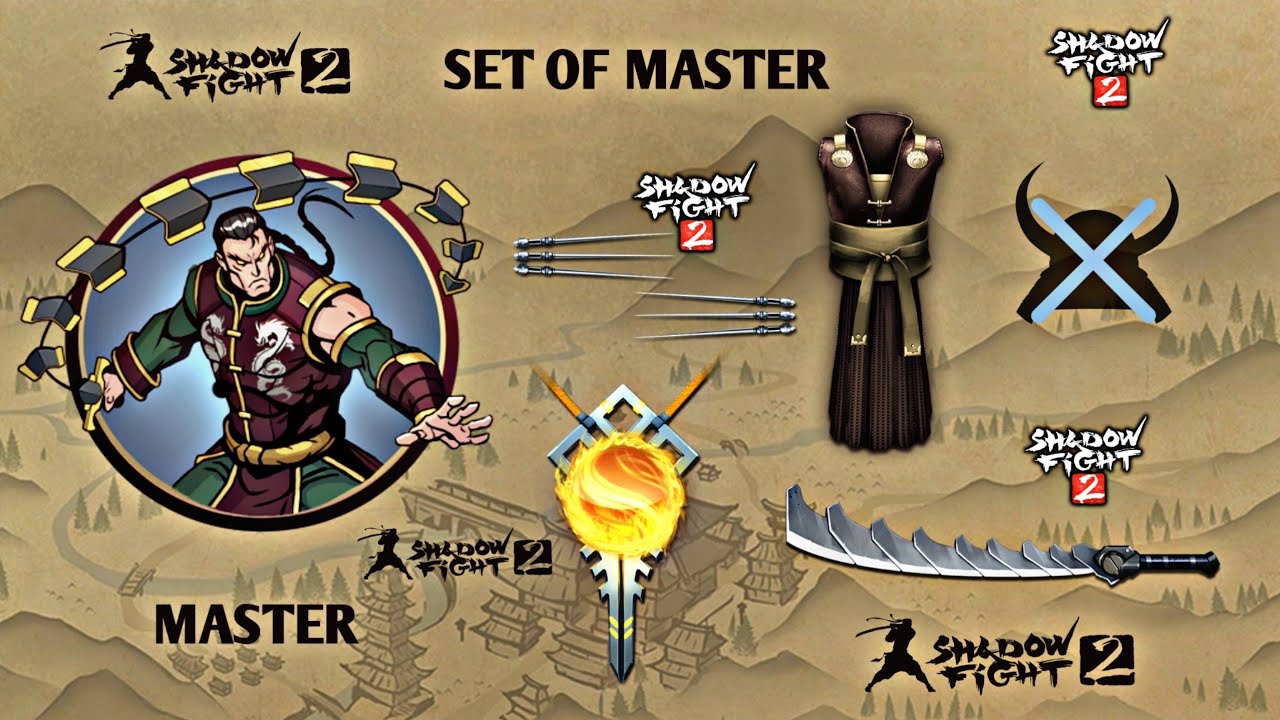 Shadow Fight 2 | Set of Master | Equipments of Master