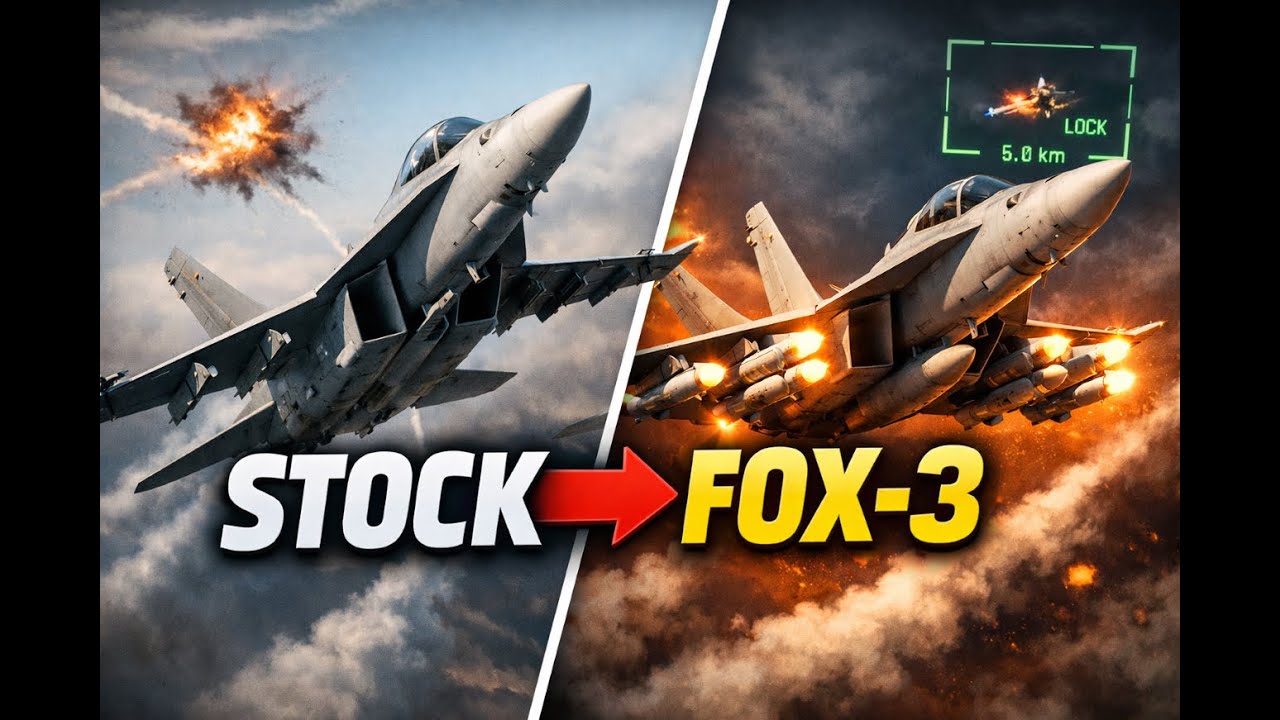 F/A-18E Super Hornet: The PAINFUL Grind to FOX-3 Missiles #warthunder #gaming