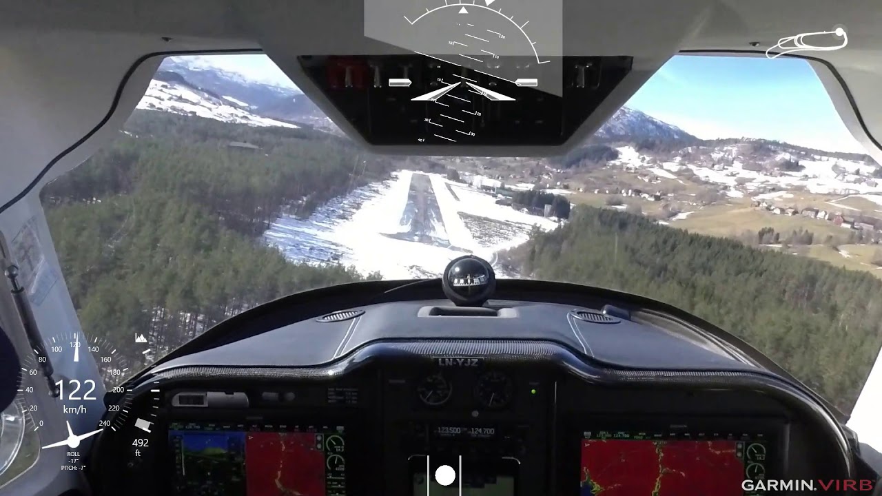 TL-3000 Sirius Touch and Go, turbulent wind conditions.