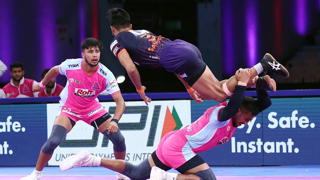 PKL Highlights: Jaipur Pink Panthers vs U Mumba | Pro Kabaddi League Season 12 | Hindi