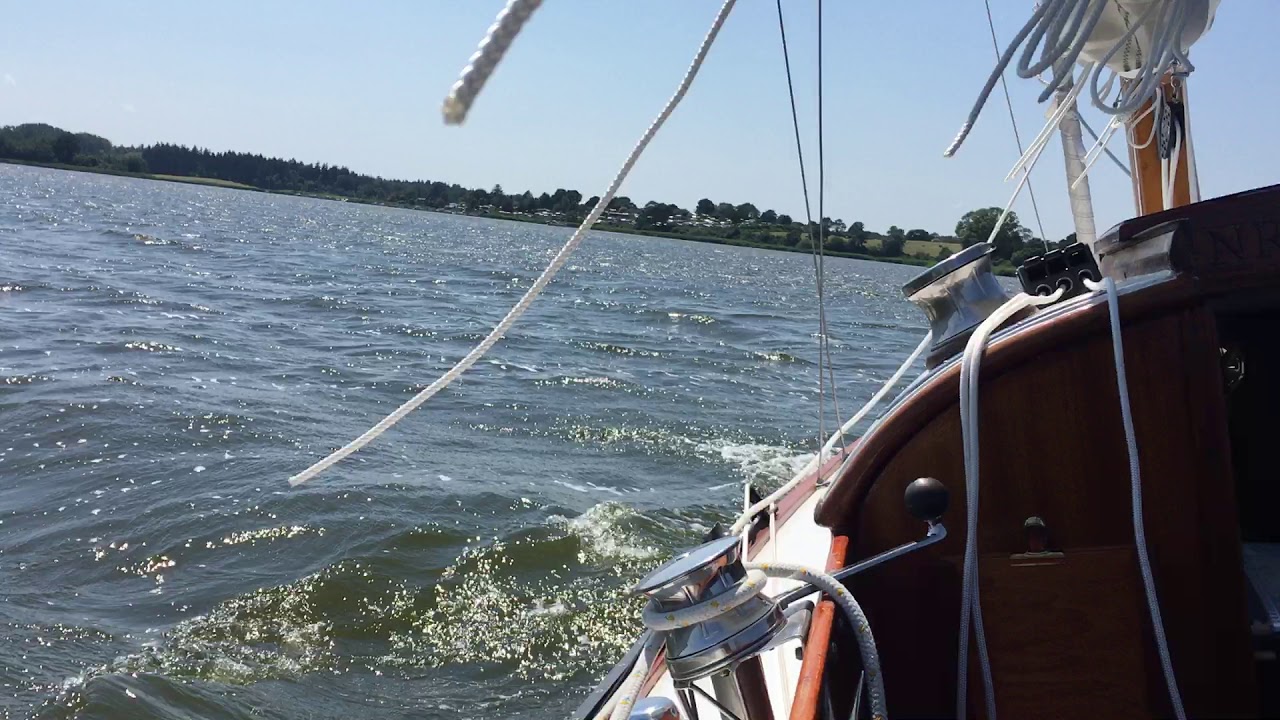 30er Schärenkreuzer G-14 - 26.06.2019 auf der Schlei kurz vor Missunde