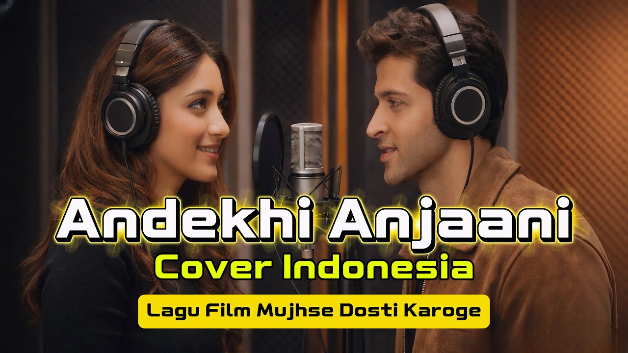 Andekhi Anjaani Cover Bahasa Indonesia |  Film Mujhse Dosti Karoge | Hritik Roshan & Kareena Kapoor