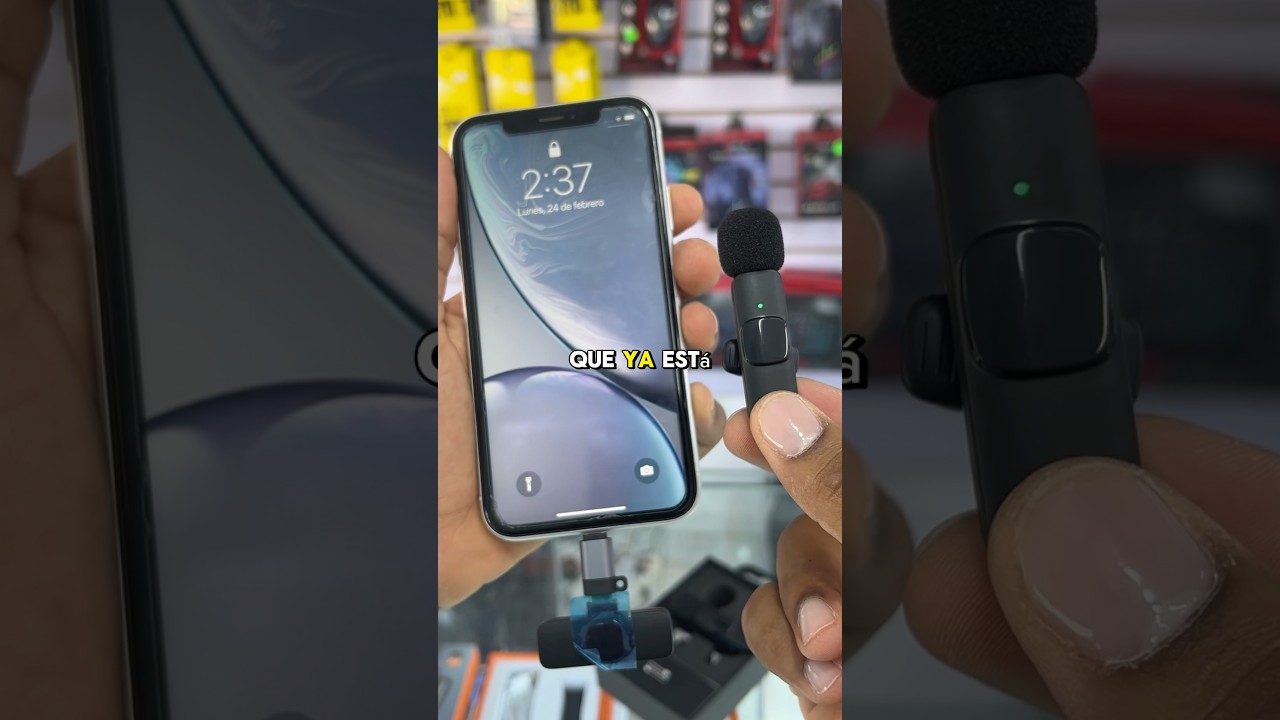🎤As&iacute; podemos contactar los micr&oacute;fonos inal&aacute;mbricos a nuestro celular 📱