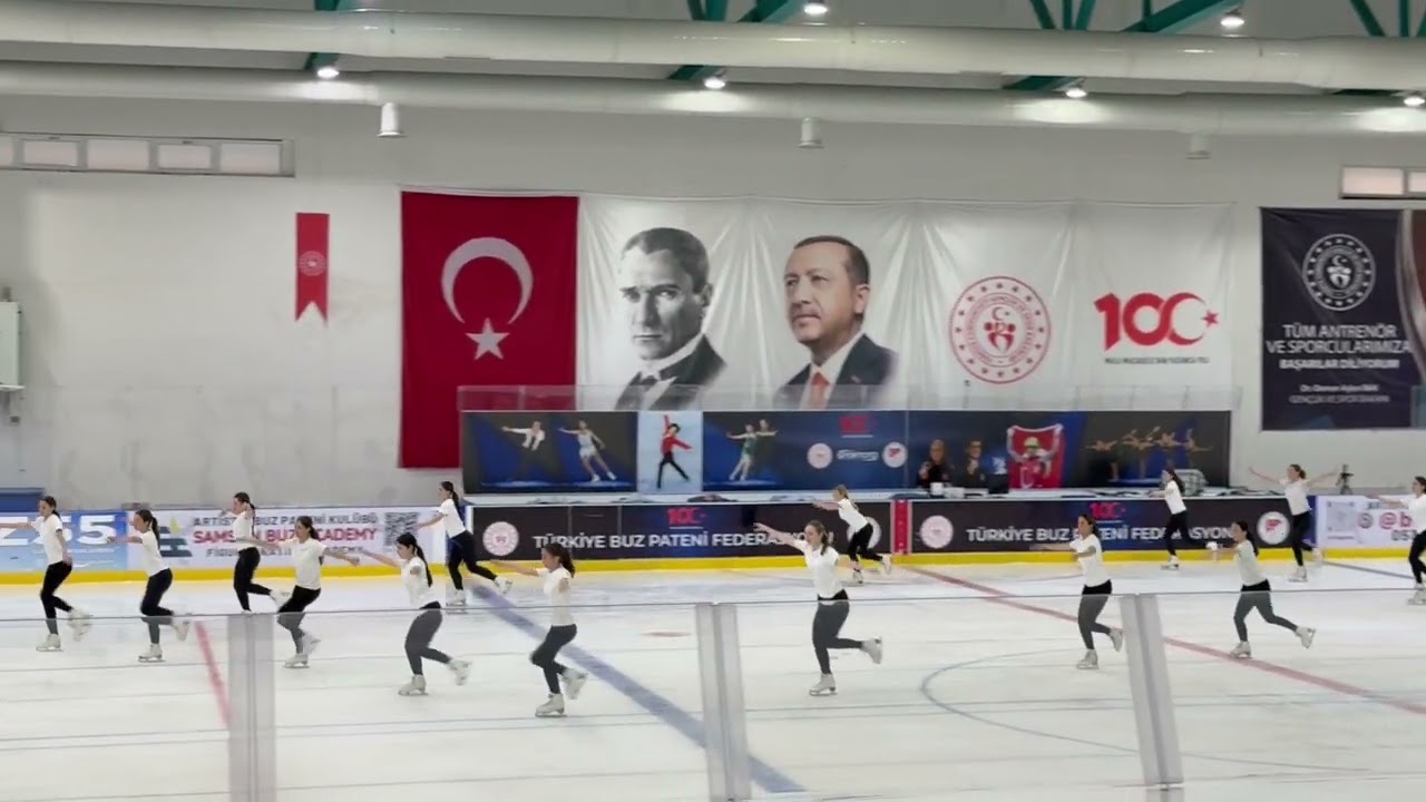 Samsun buz pateni gösterisi ⛸️ 