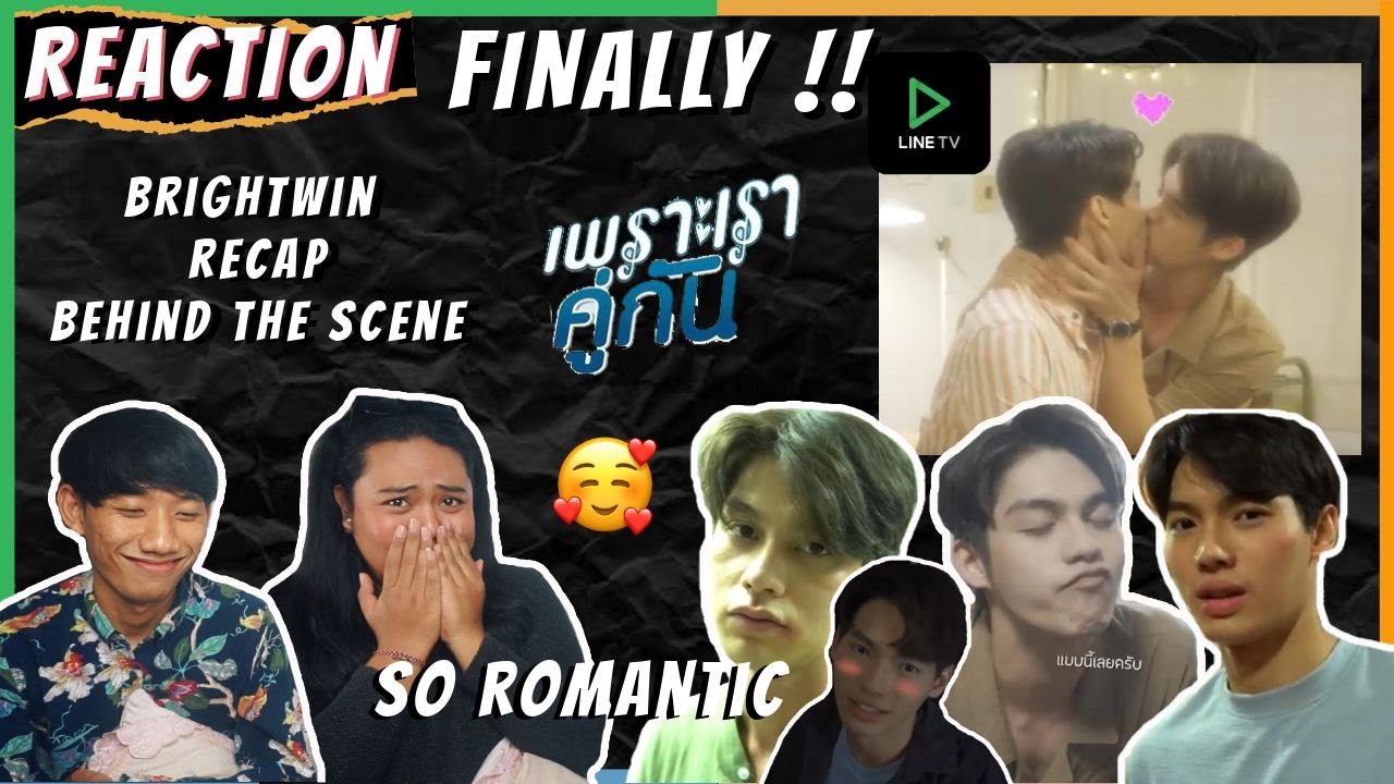 BRIGHTWIN REACTION [Behind The Scenes] LINE TV - 2gether The Series | Still 2Gether
