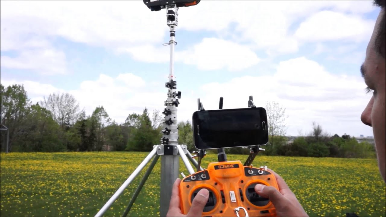 Aeromao Telescopic mast with standard camera system