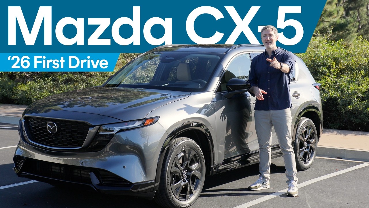 Прощай, поворотная ручка! | Первый тест-драйв Mazda CX-5 2026 года