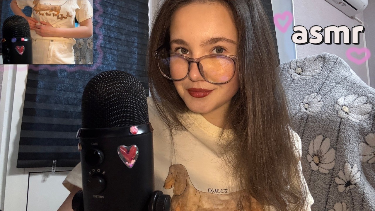 ASMR 💕 You Will Fall Asleep in 15 minutes 😴 Fabric Scratching, Mic & Mouth Sounds, Hair Brushing