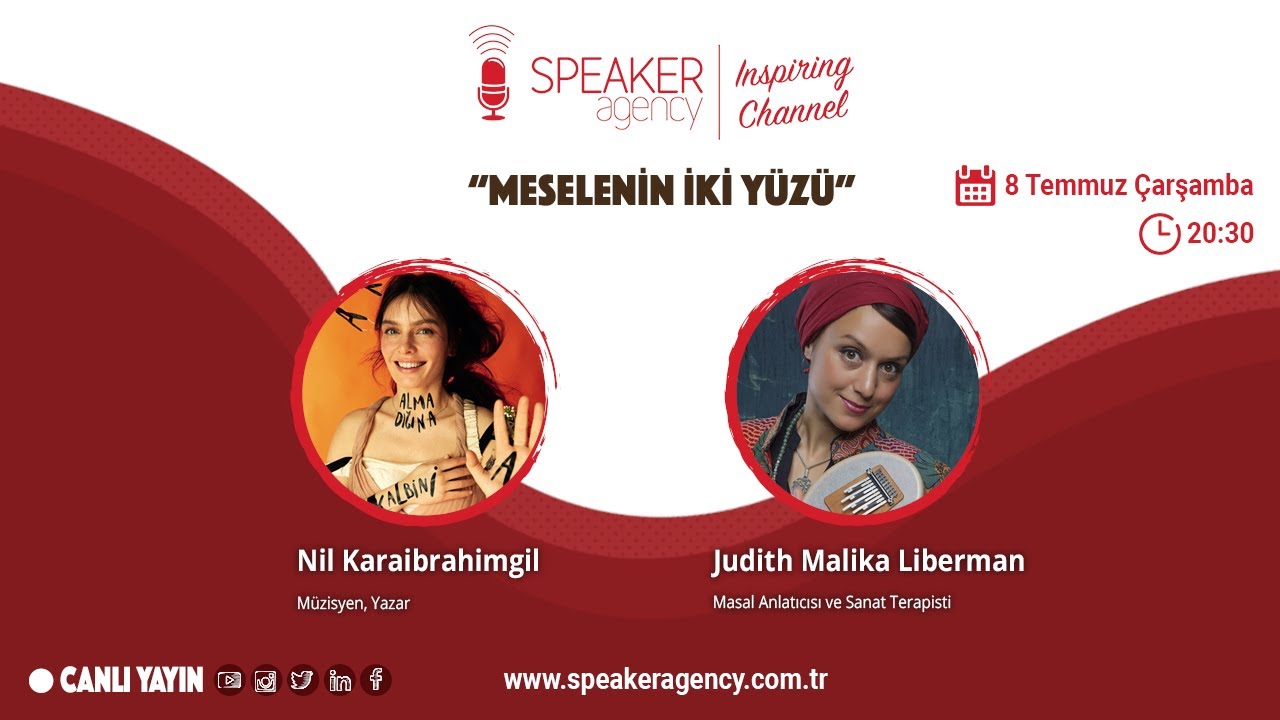 Speaker Agency I Nil Karaibrahimgil - Judith Malika Liberman CanlıYayın