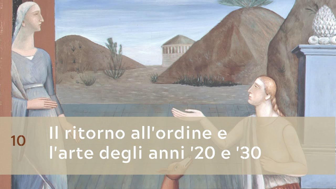 Percorsi di storia dell'arte lezione 10 | Ritorno all'ordine e l'arte degli anni '20 e '30