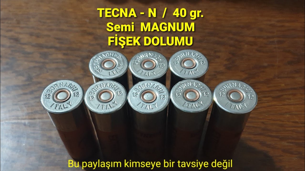 TECNA - N Barut ile 40 gr. Semi MAGNUM FİŞEK DOLUMU ve &Ccedil;OK DİKKAT EDİLMESİ GEREKEN &Ouml;NEMLİ BİLGİLER☝️