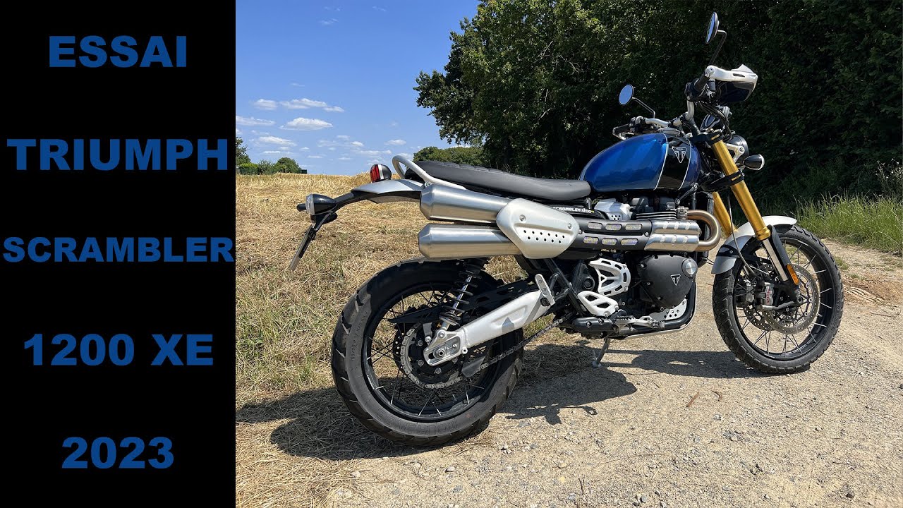 Essai TRIUMPH Scrambler 1200 XE 2023...roulez stylé ✌