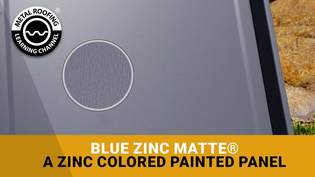 Blue Zinc Matte®: A Less Expensive Alternative To VM Zinc Blue Pigmento Or Rheinzink Blue Gray