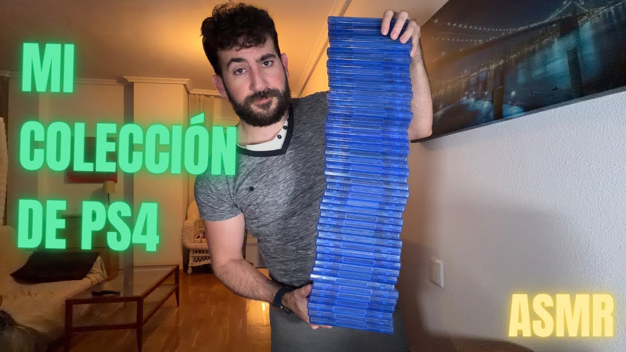 ASMR Enseñando mi colección de PS4 🎮 | Soft Spoken