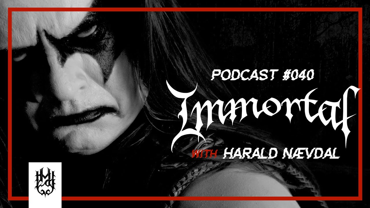 Heavy Music Artwork Podcast 040 - Immortal, Harald N&aelig;vdal 01-05-2023