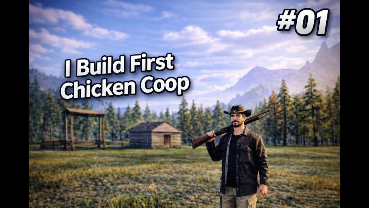 Playing Ranch simulator Build chicken coop #01