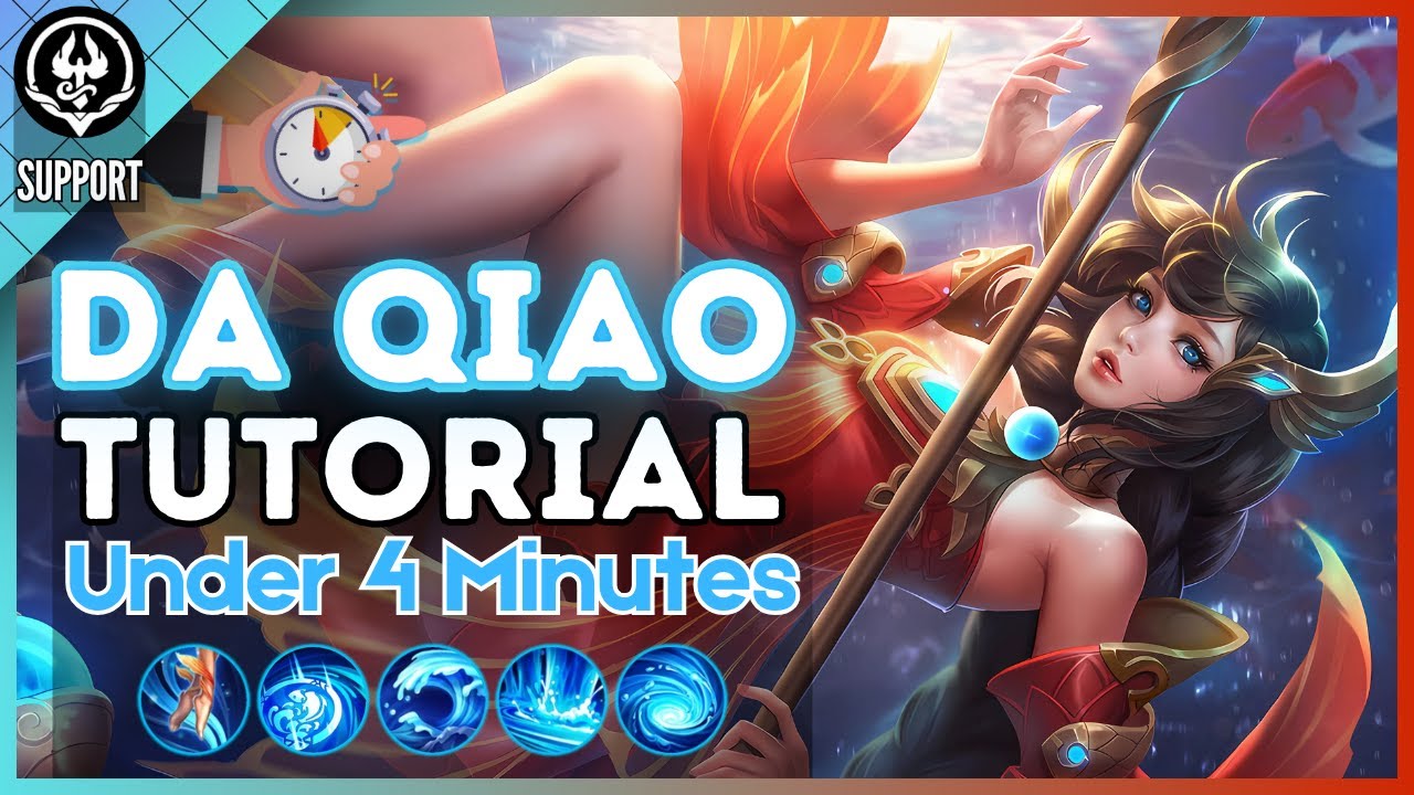 4-Minute Da Qiao Tutorial in Roam || (HoK S8) 2025