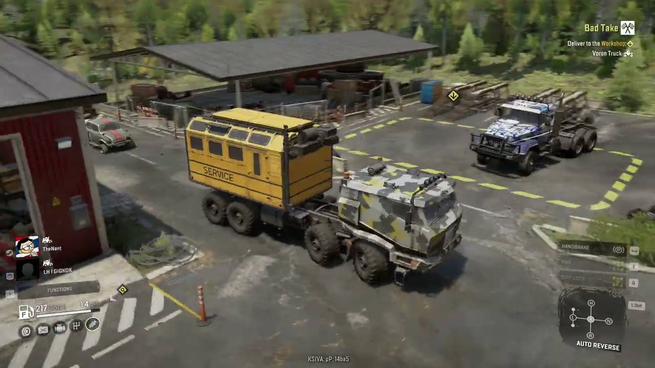 SnowRunner  Mission : Bad TakeDeliver to the Workshop:Tayga TruckVoron Truck