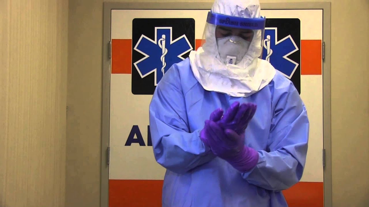 Ebola PPE for EMS - Gown & N95 Respirator (Don-Doff)