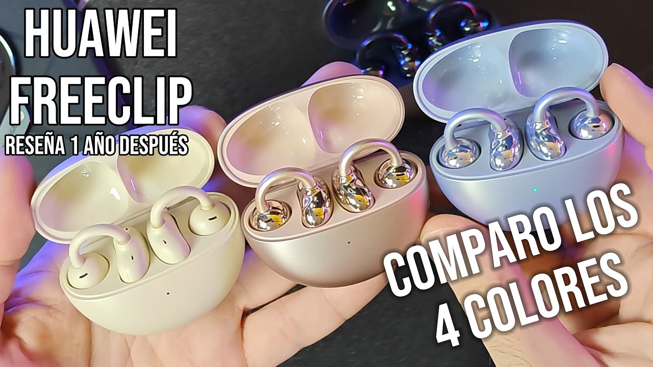 Reseña 1 año después de los Huawei FreeClip y comparativa del nuevo color Oro Rosa (Rose Gold)