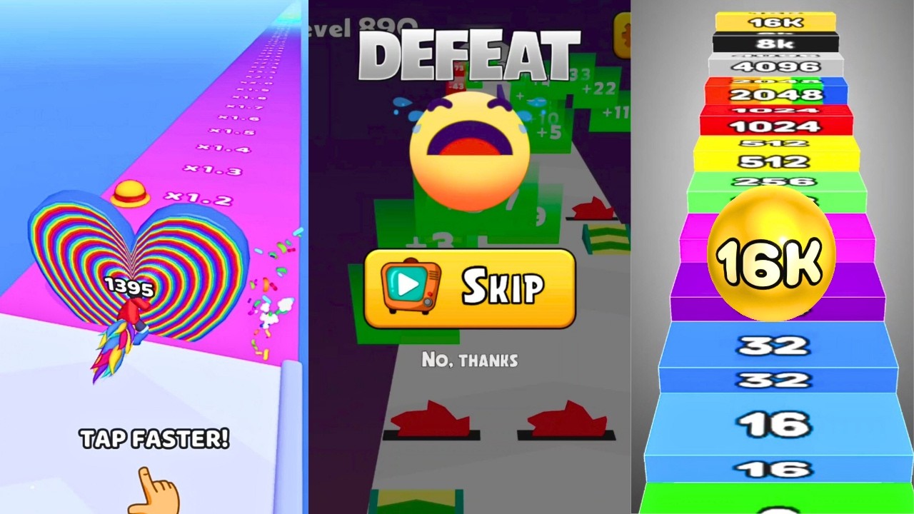Number Ball 3D vs Layer Man Run vs Number Running | Satisfying Ball Games Hub LIVE 🔴 24/7