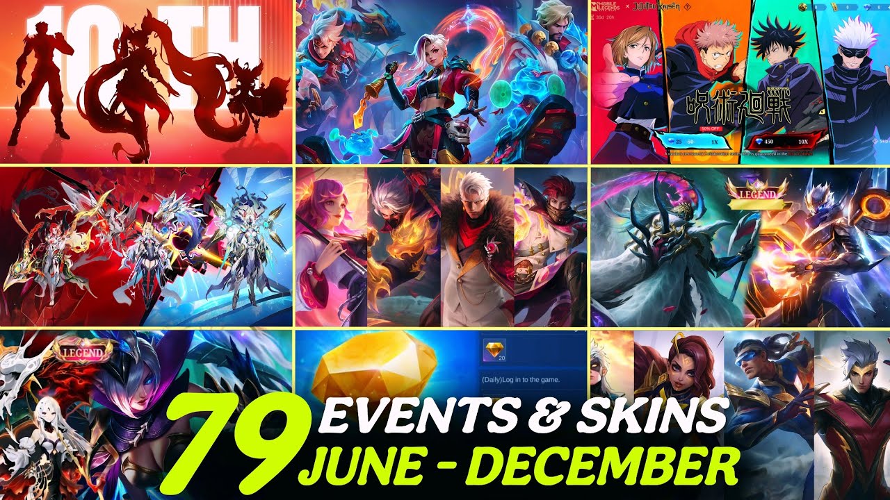 All 79 Upcoming Events & Skins Release Dates | JJK | Exorcist | Dawning Star | Abyss | Kagura Legend