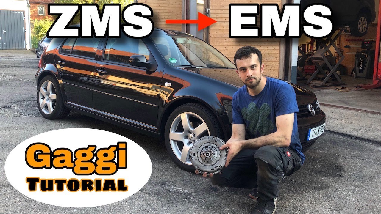 Zweimassenschwungrad (ZMS) auf Einmassenschwungrad (EMS) umbauen : Golf IV 1.9 TDI ( Tutorial)