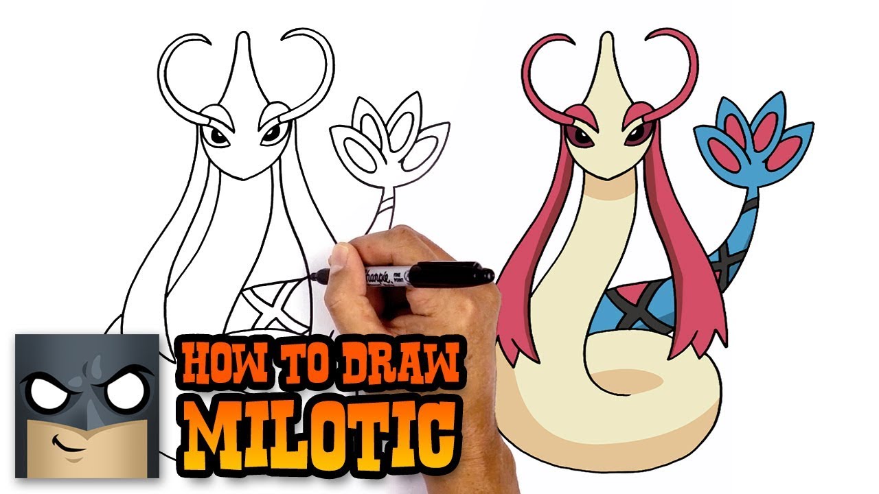 How to Draw Pokemon | Milotic | Step by Step