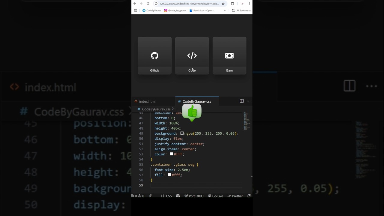 🃏 Cards with Hover Animation using HTML & CSS #webdevelopment #coding #animation #shorts