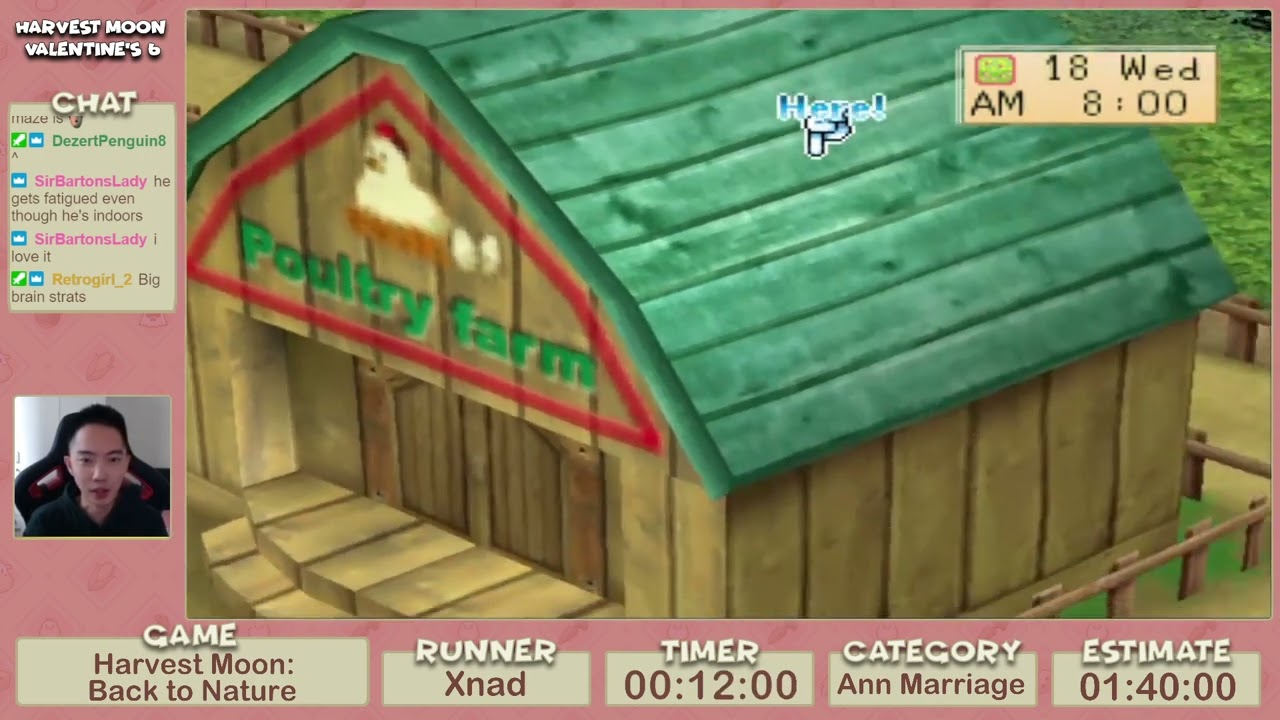 HMV6 | Harvest Moon: Back to Nature - Ann Marriage Speedrun by Xnad