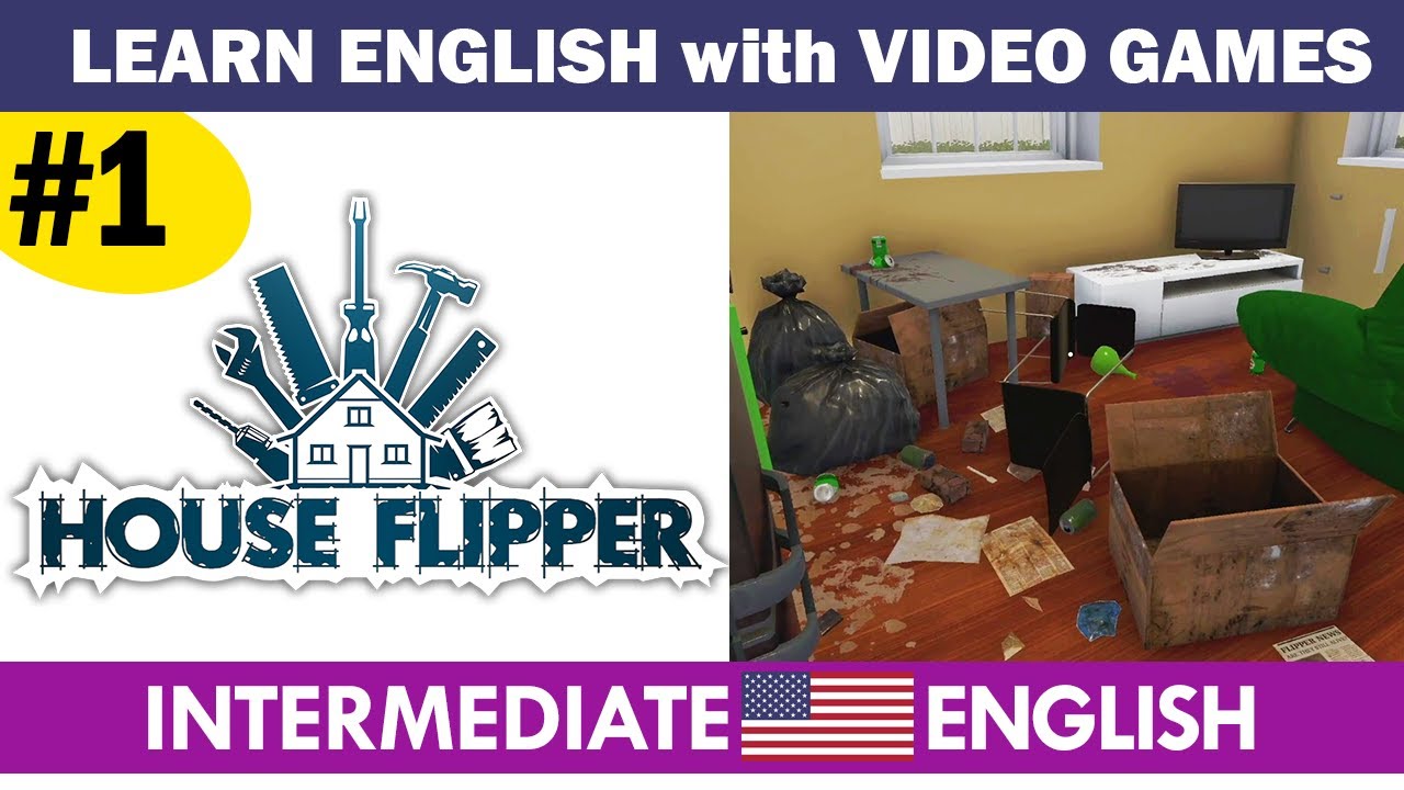 Learn English with a House Cleaning Simulator | Easy American English