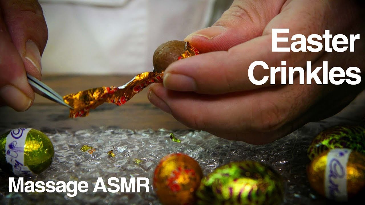 ASMR Easter Crinkles with Dr Dmitri & Eating Sounds