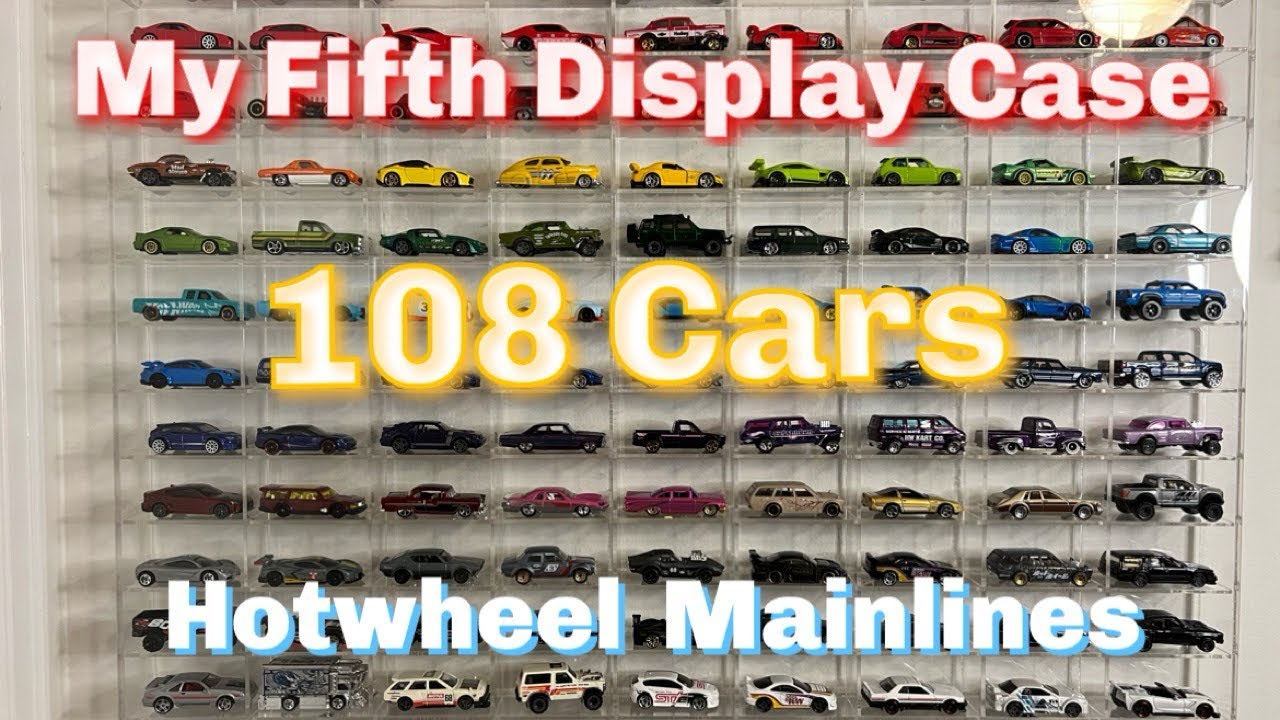Showing Off My Fifth Hotwheels Display Case!