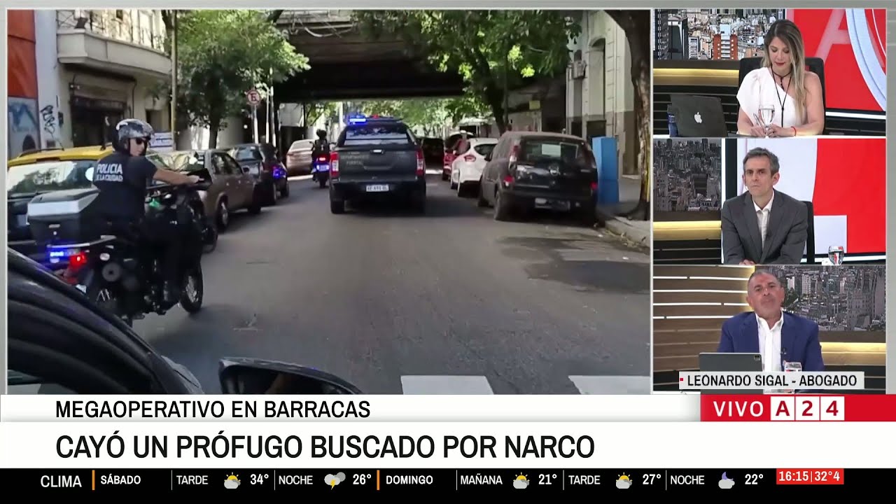 🔴 BARRACAS: CAYÓ UN PRÓFUGO BUSCADO POR NARCO