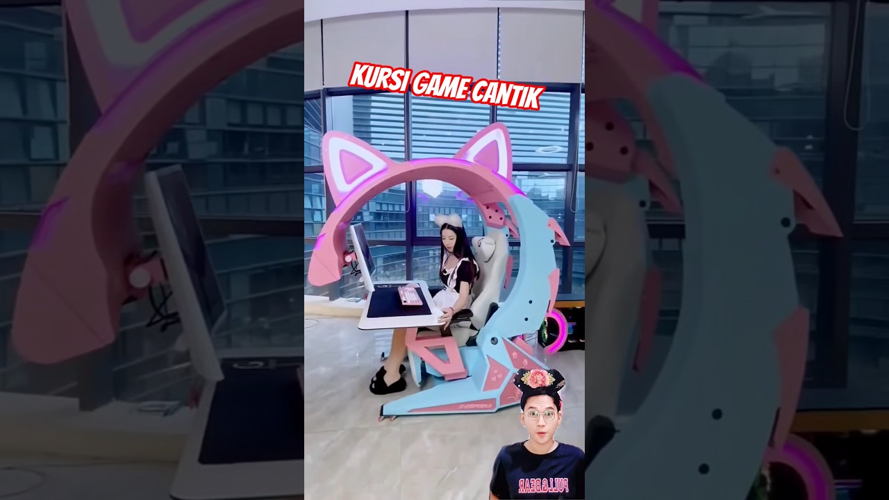 CEWEK MAIN GAME⁉️ KURSI GAMENYA CANTIK BANGET😱😍