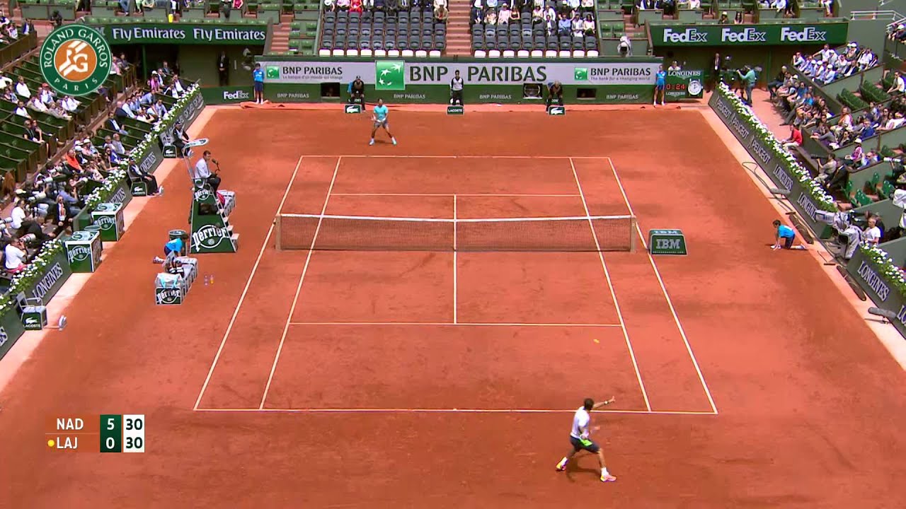 Roland Garros 2014 Monday Highlights Nadal Lajovic