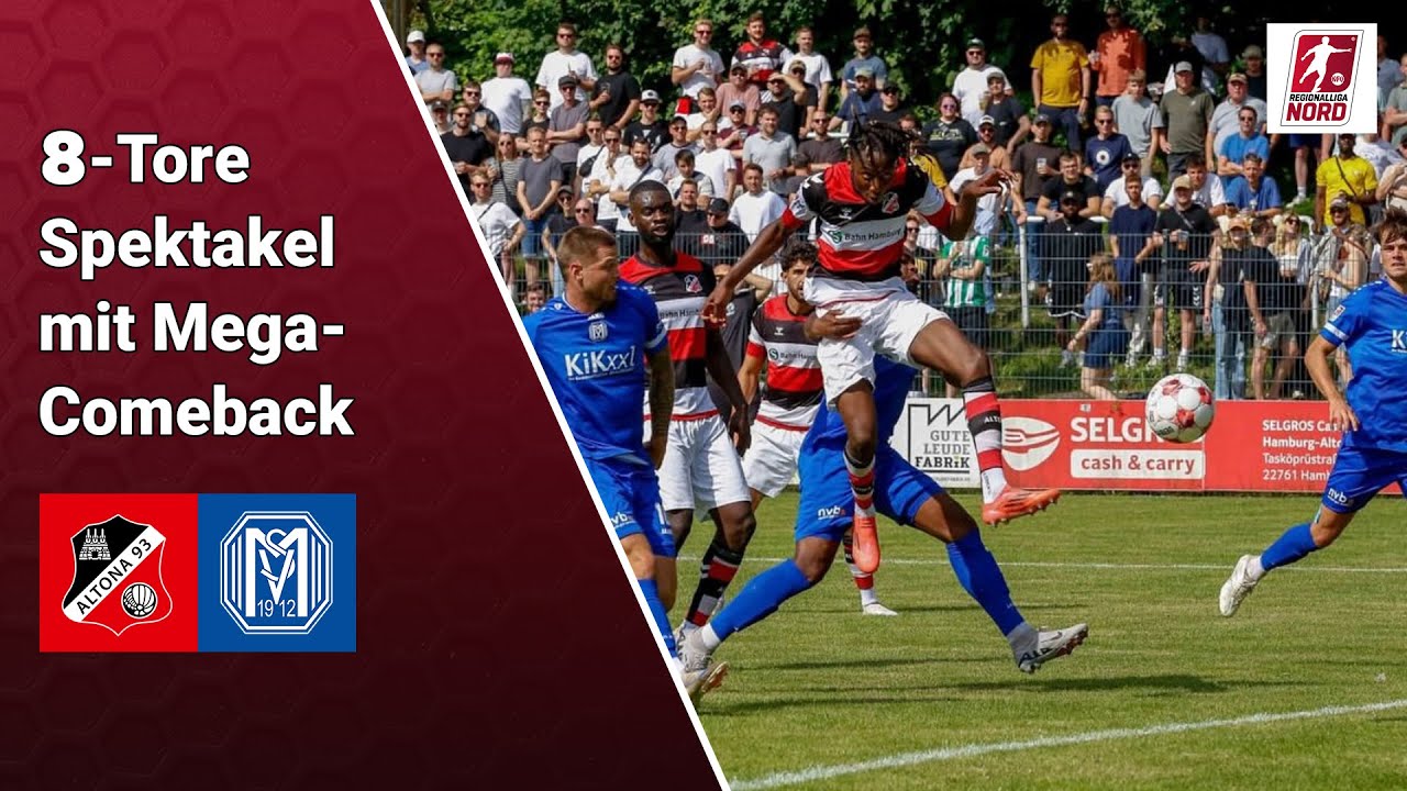 Altona 93 vs. SV Meppen | Regionalliga Nord 3. Spieltag