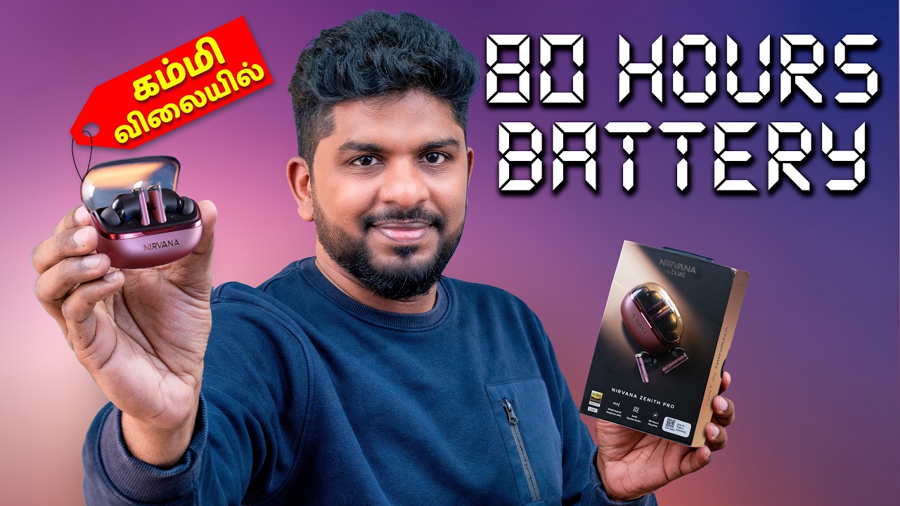 Best TWS Earbuds 80 Hours Battery Life ஆ! 😲💥boAt Nirvana Zenith Pro Review in Tamil