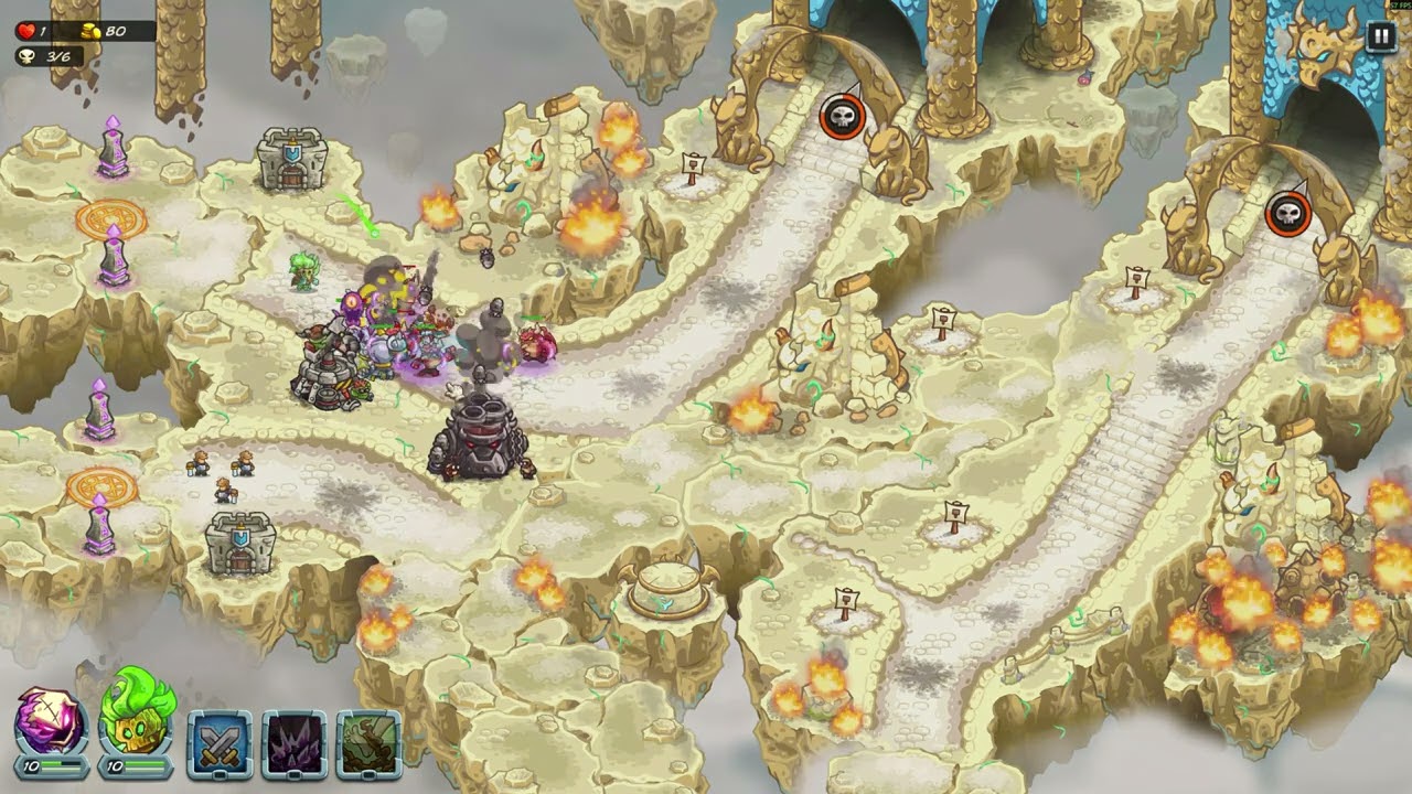 Kingdom Rush 5: Alliance Warden Fortress [Heroic] [Impossible] 王國保衛戰５：同盟 衛龍要塞 英雄挑戰 不可思議